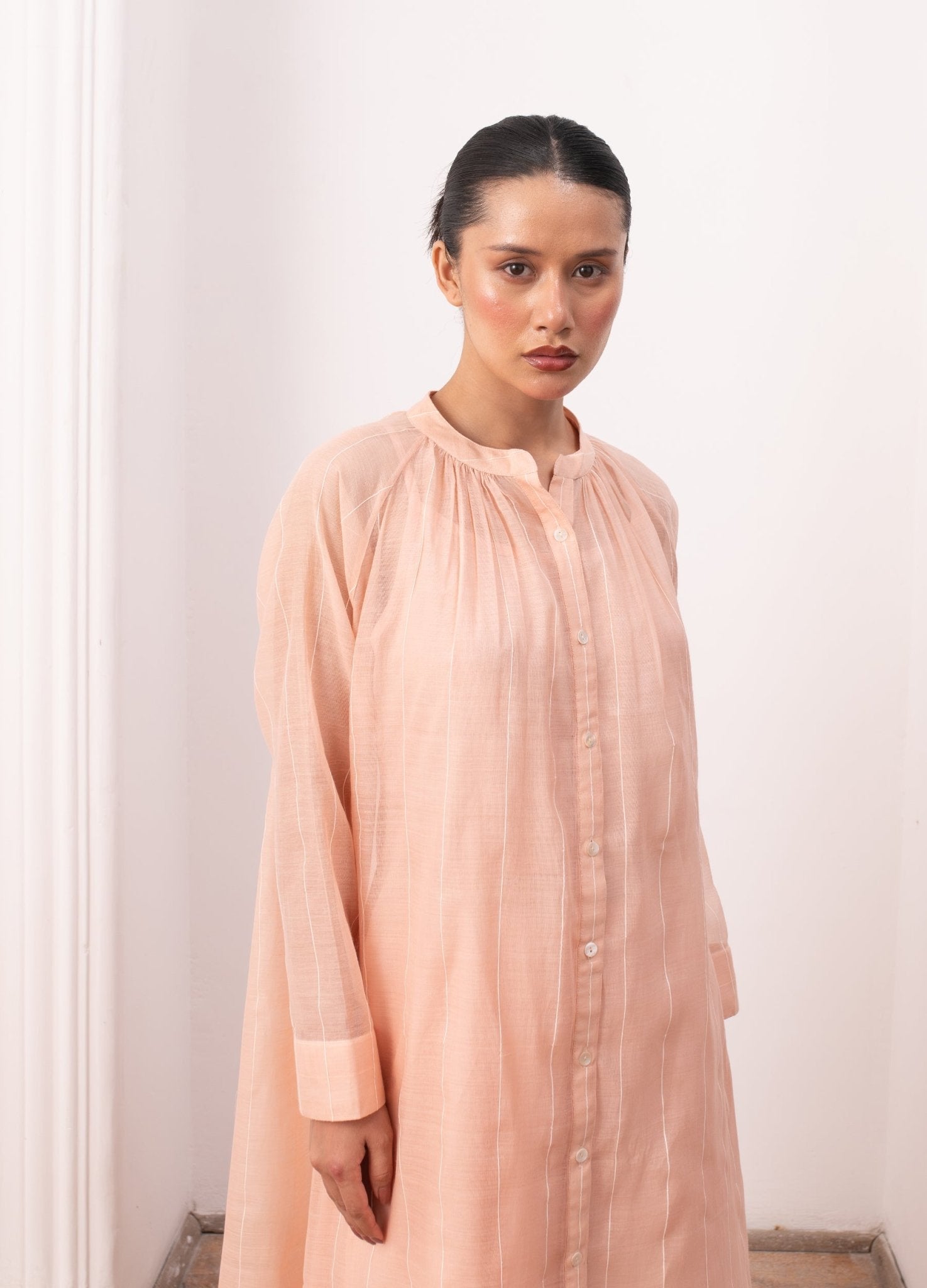 Lissome Set - Peach - CiceroniKurta Set, Everyday WearHiranya