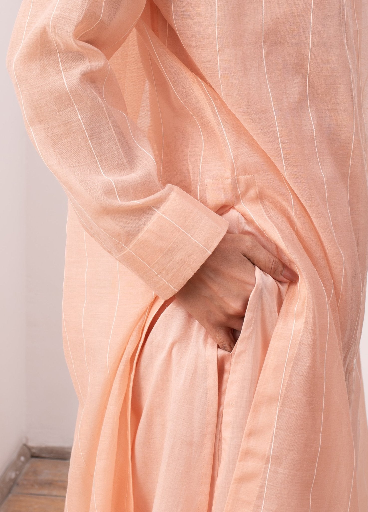 Lissome Set - Peach - CiceroniKurta Set, Everyday WearHiranya