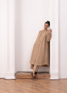 Lissome Set - Warm Beige - CiceroniKurta Set, Everyday WearHiranya
