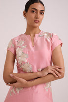 Lizzy - Blush Pink Prism Long Dress - CiceroniDressesMadder Much