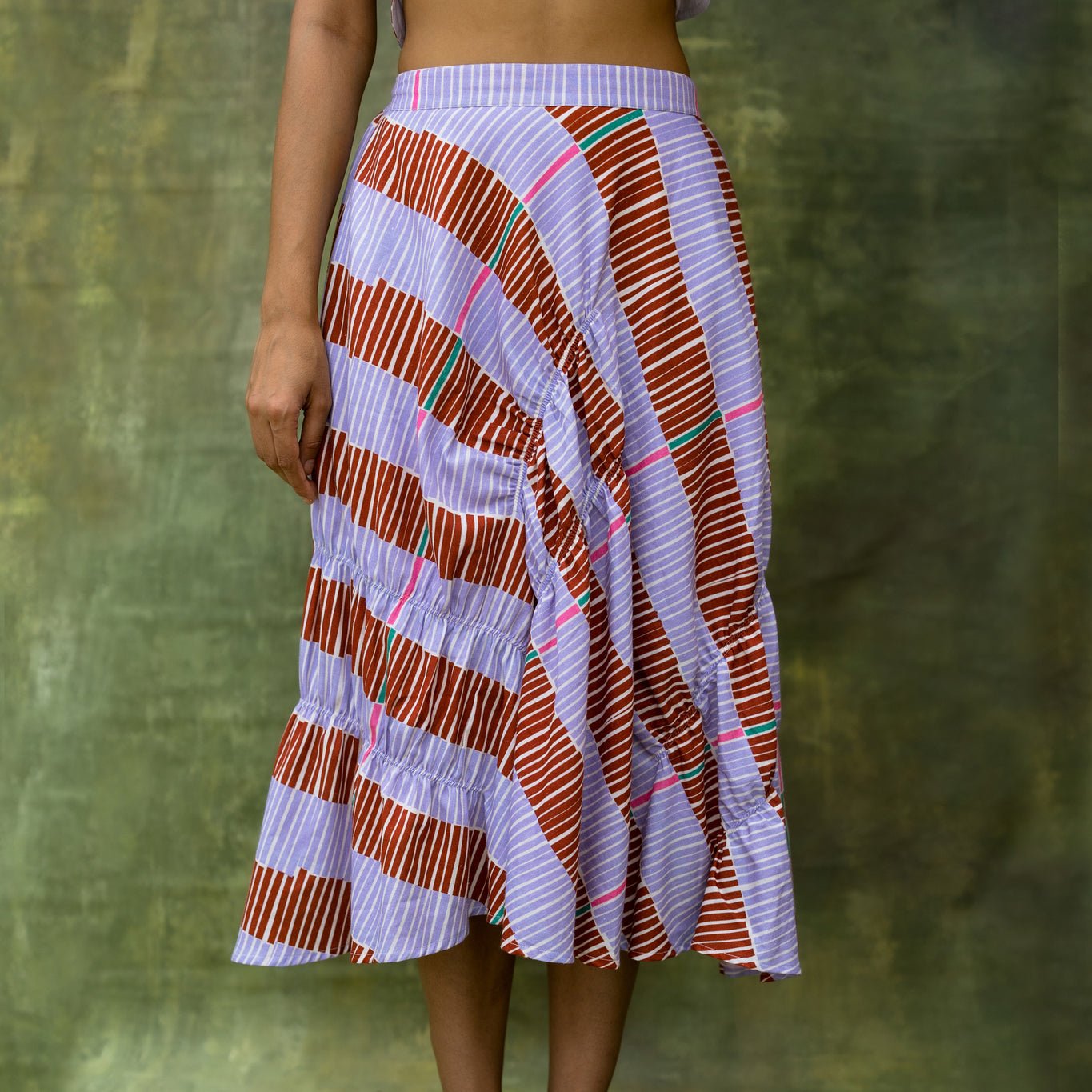 Lizzy Striped Skirt - CiceroniSkirtDoodlage