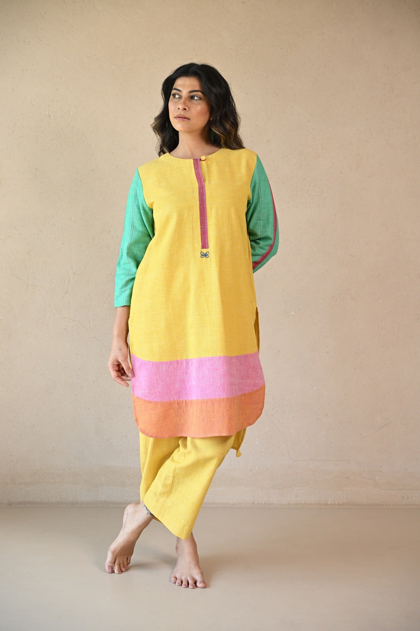Lola Kurta - Sunny Yellow - CiceroniKurta, Everyday WearRang by Rajvi