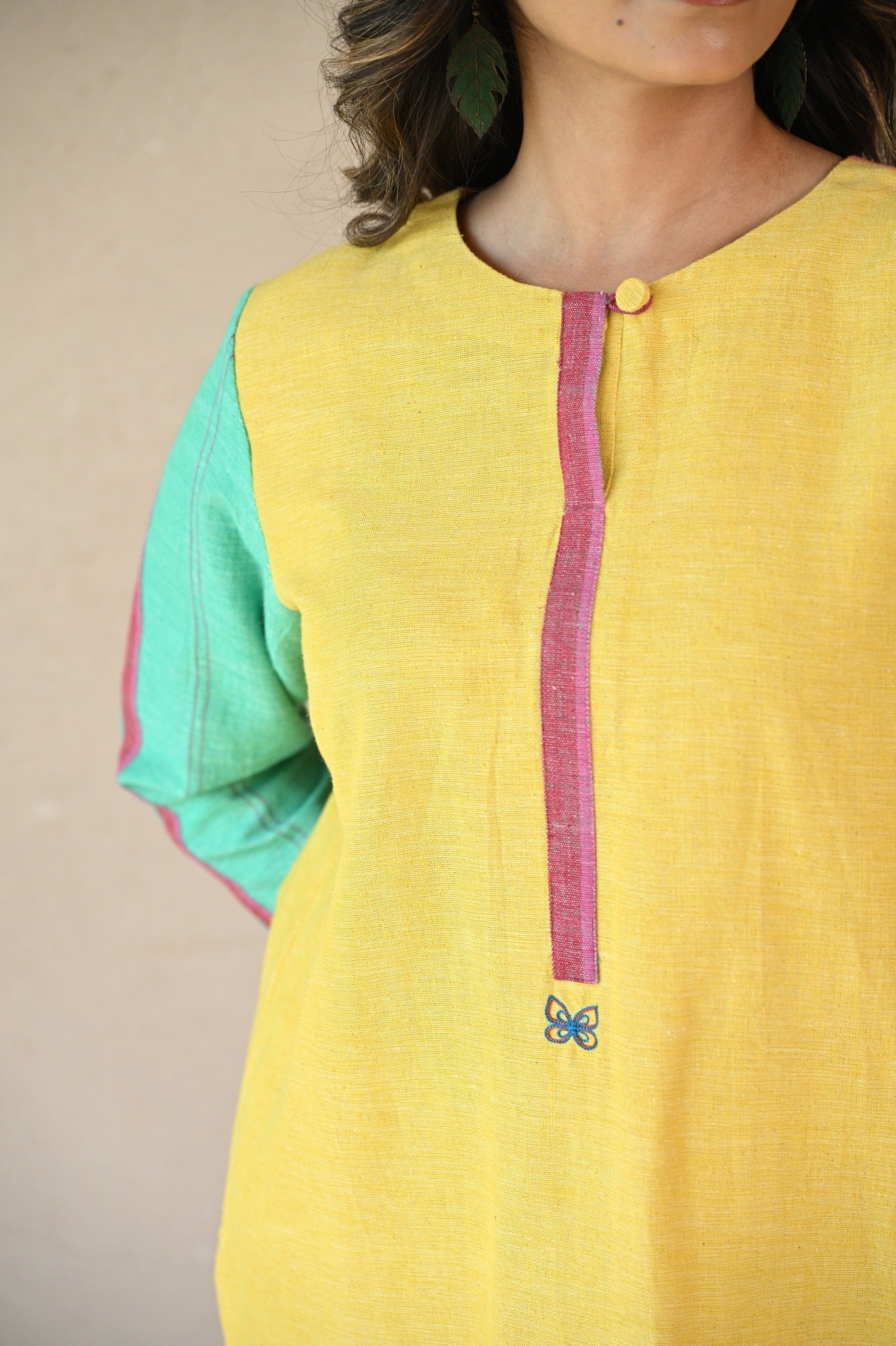 Lola Kurta - Sunny Yellow - CiceroniKurta, Everyday WearRang by Rajvi