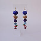 Long Tia Earrings - Blue - CiceroniEarringPaulami