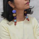 Long Tia Earrings - Blue - CiceroniEarringPaulami