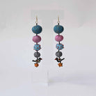 Long Tia Earrings - Green - CiceroniEarringPaulami
