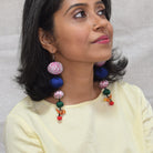 Long Tia Earrings - Pink - CiceroniEarringPaulami