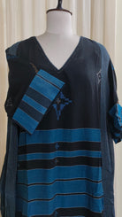 Loose Dress - Black Geometric - RTS - CiceroniDressesBhomra