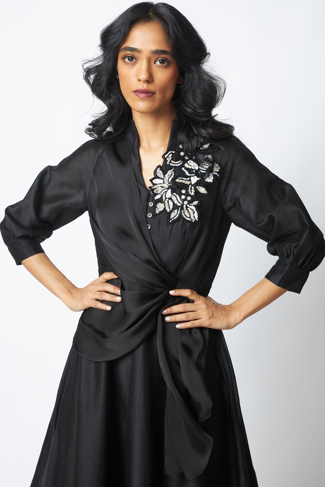 Louisa - Moonlit Broach Midi Dress - CiceroniDressMadder Much