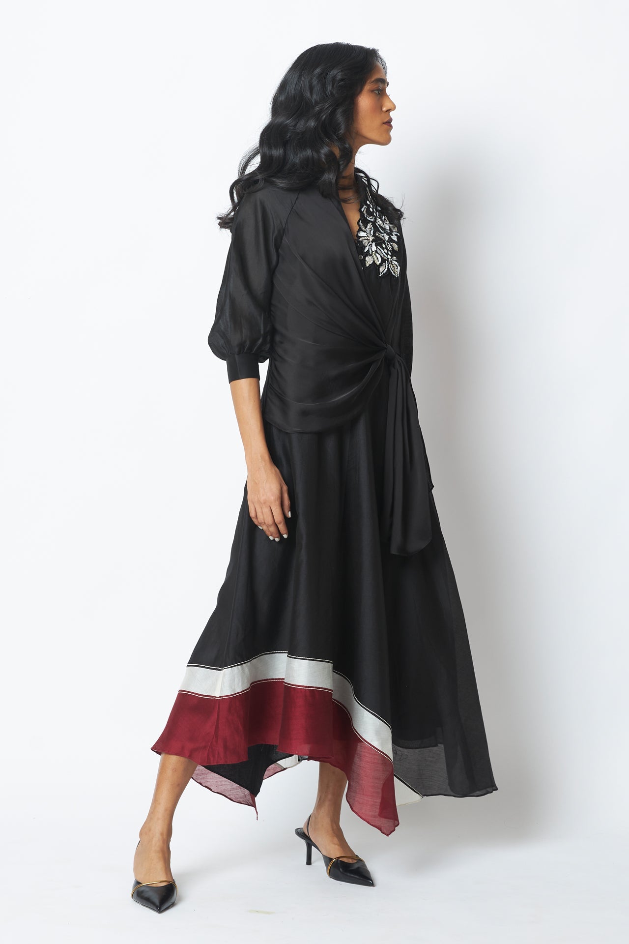Louisa - Moonlit Broach Midi Dress - CiceroniDressMadder Much