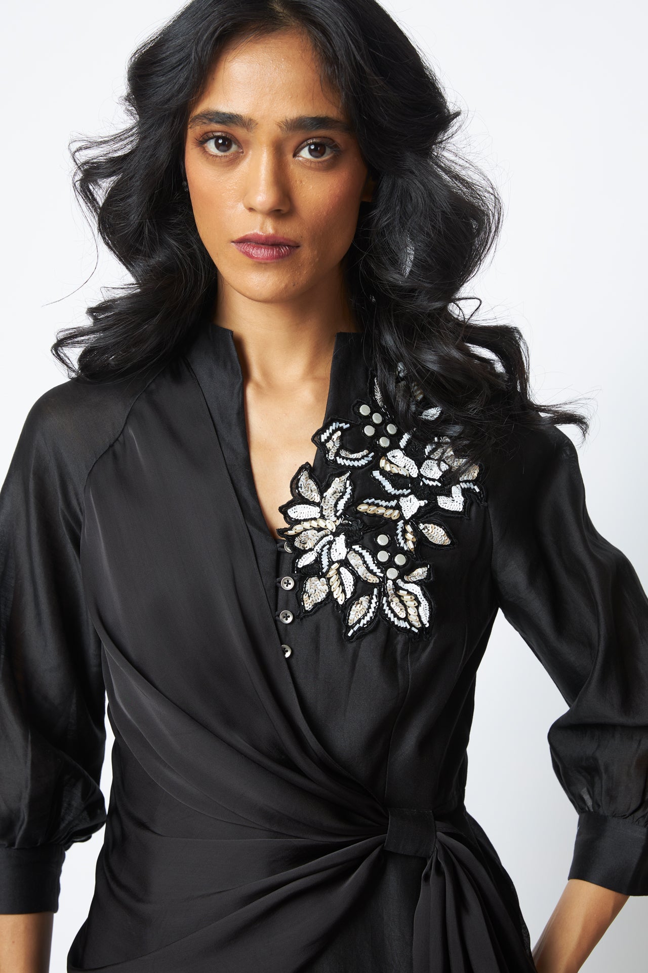 Louisa - Moonlit Broach Midi Dress - CiceroniDressMadder Much