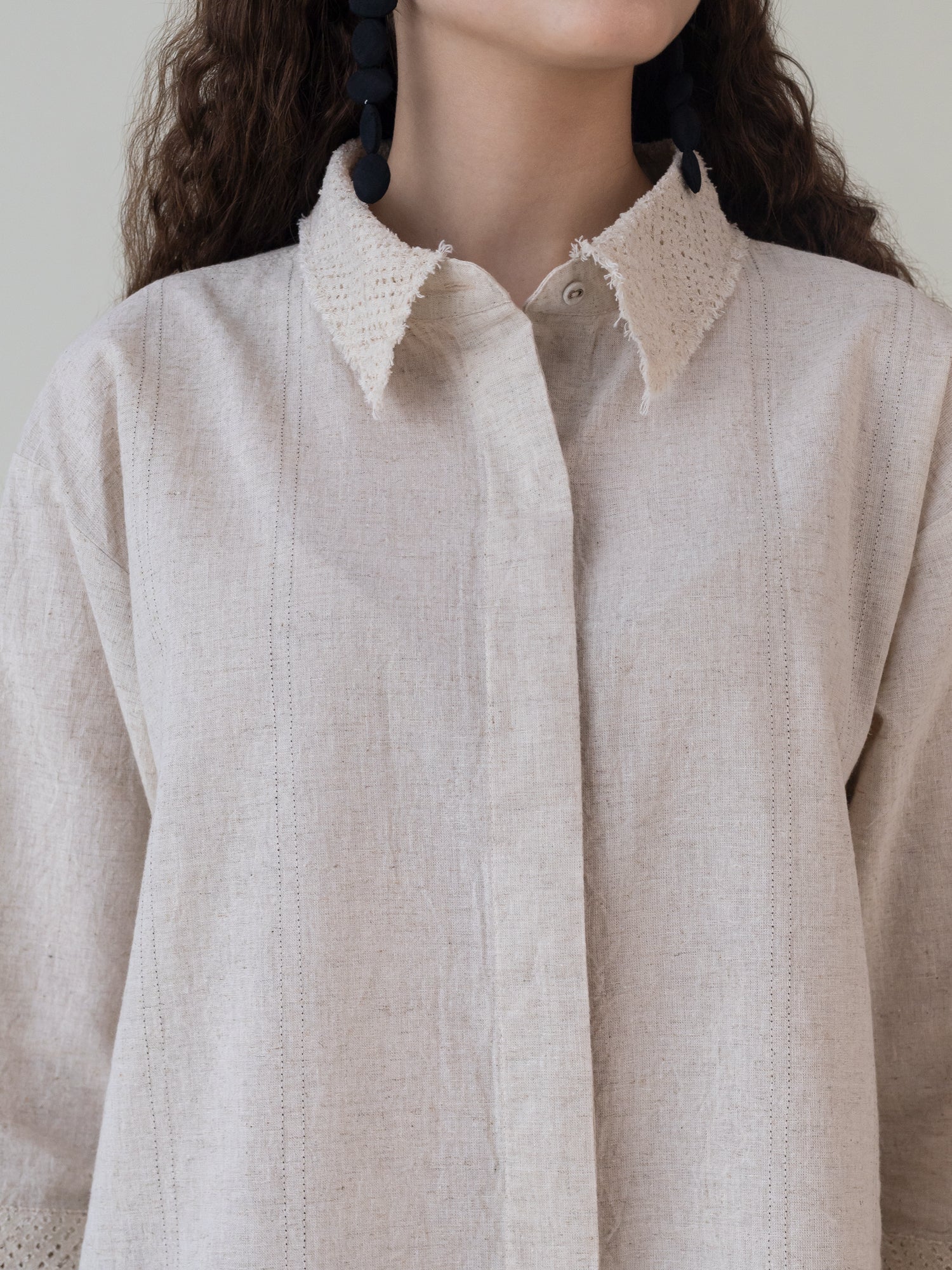 Love Beige Shirt - CiceroniWomen ShirtsShades of India