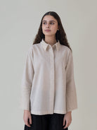 Love Beige Shirt - CiceroniWomen ShirtsShades of India