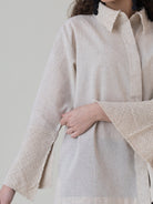 Love Beige Shirt - CiceroniWomen ShirtsShades of India
