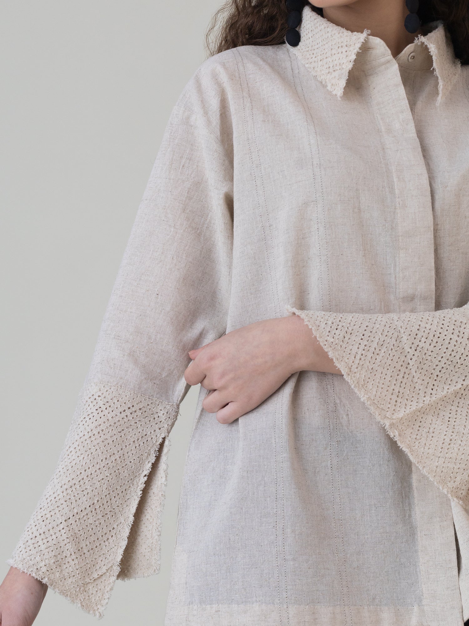 Love Beige Shirt - CiceroniWomen ShirtsShades of India