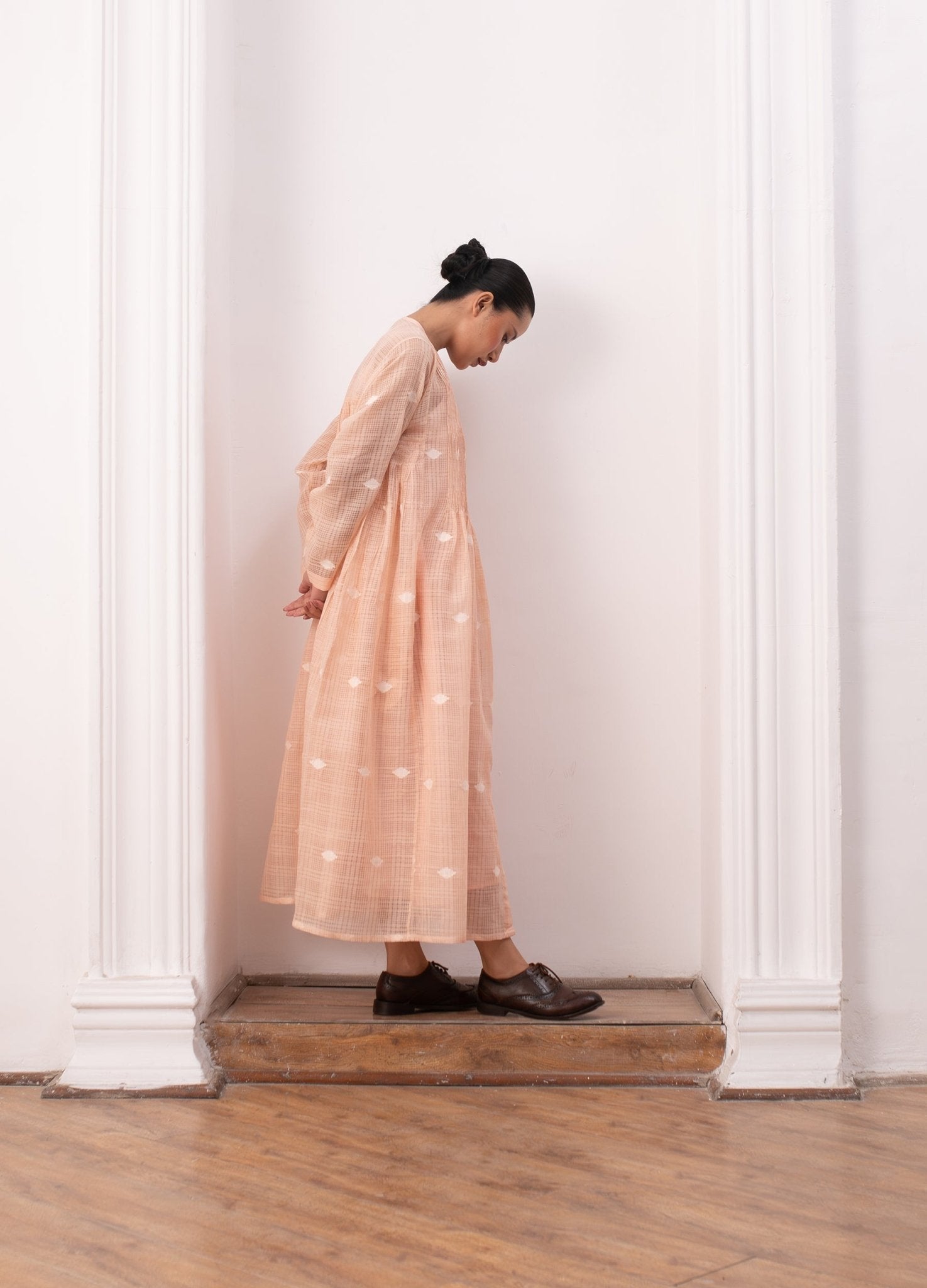 Lucie Rie Dress - Peach - CiceroniSkirt SetHiranya
