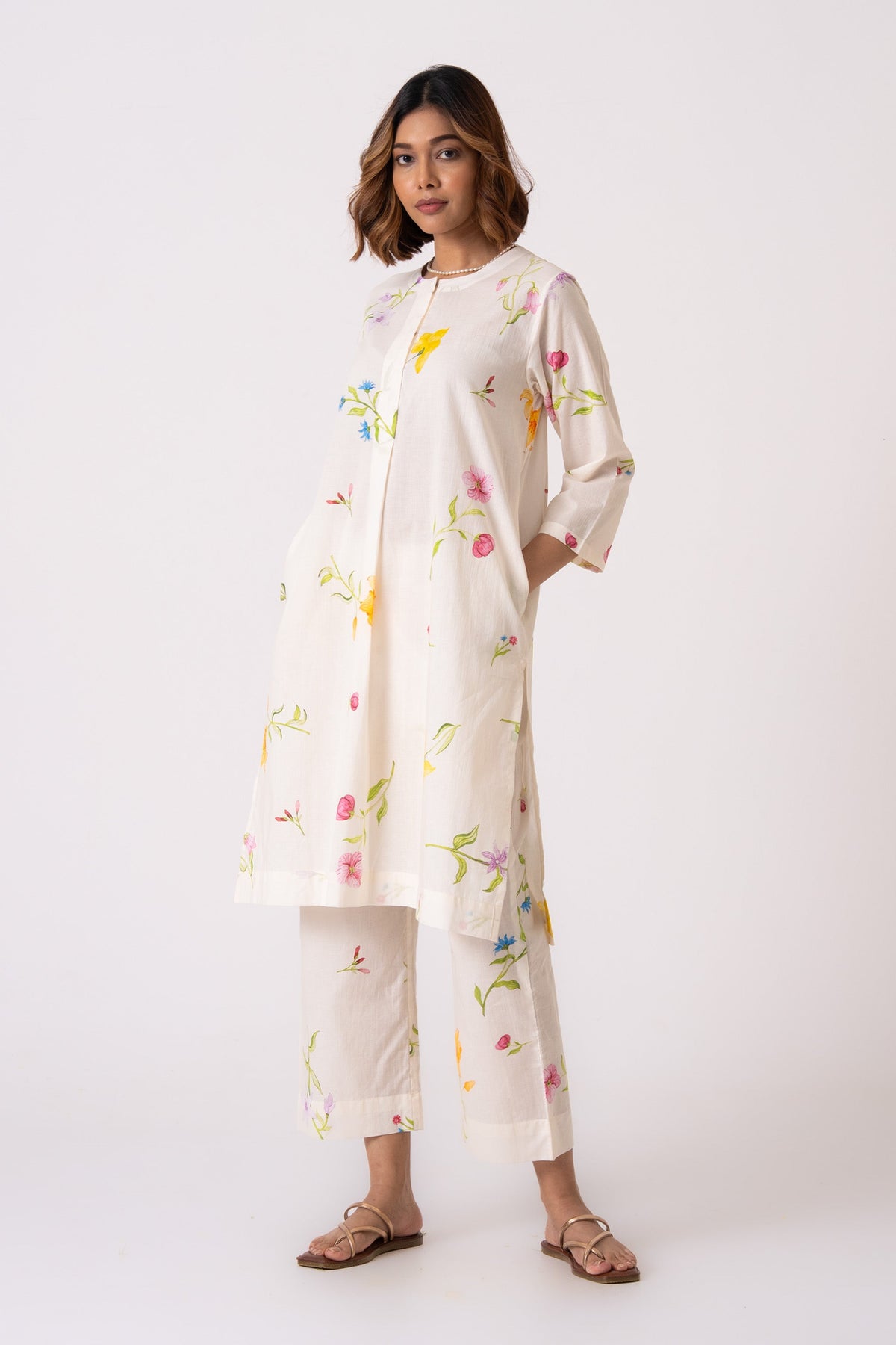 Luma Co-ord - Off-white - CiceroniKurta Set, Everyday WearThe Kaatn Trail