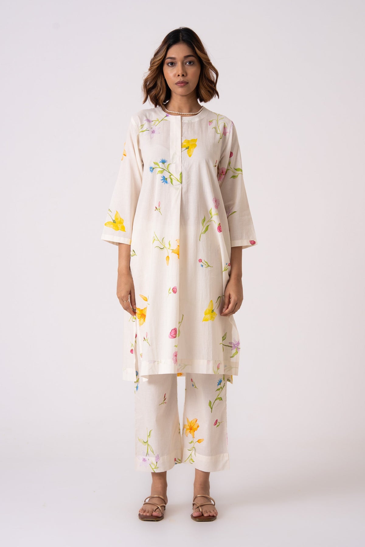 Luma Co-ord - Off-white - CiceroniKurta Set, Everyday WearThe Kaatn Trail