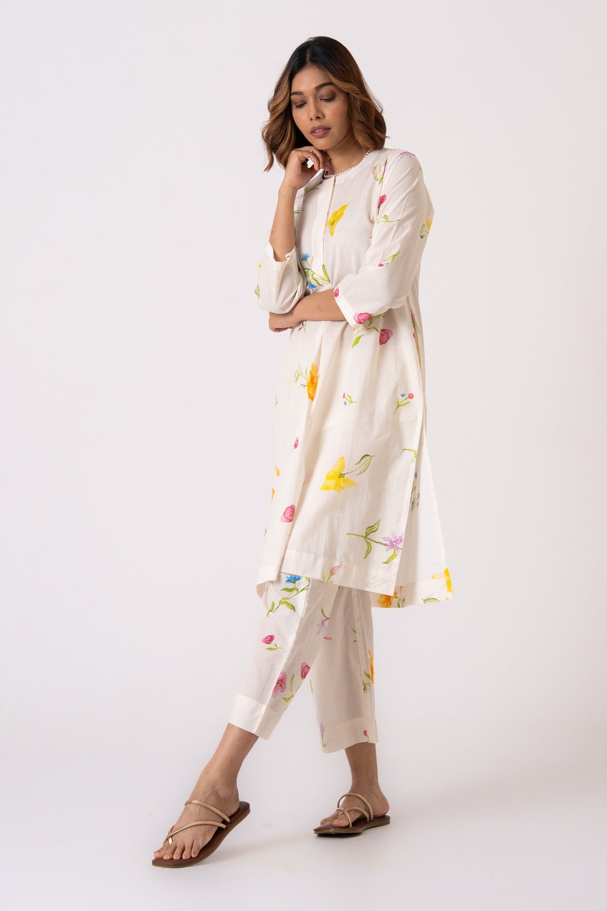 Luma Co-ord - Off-white - CiceroniKurta Set, Everyday WearThe Kaatn Trail