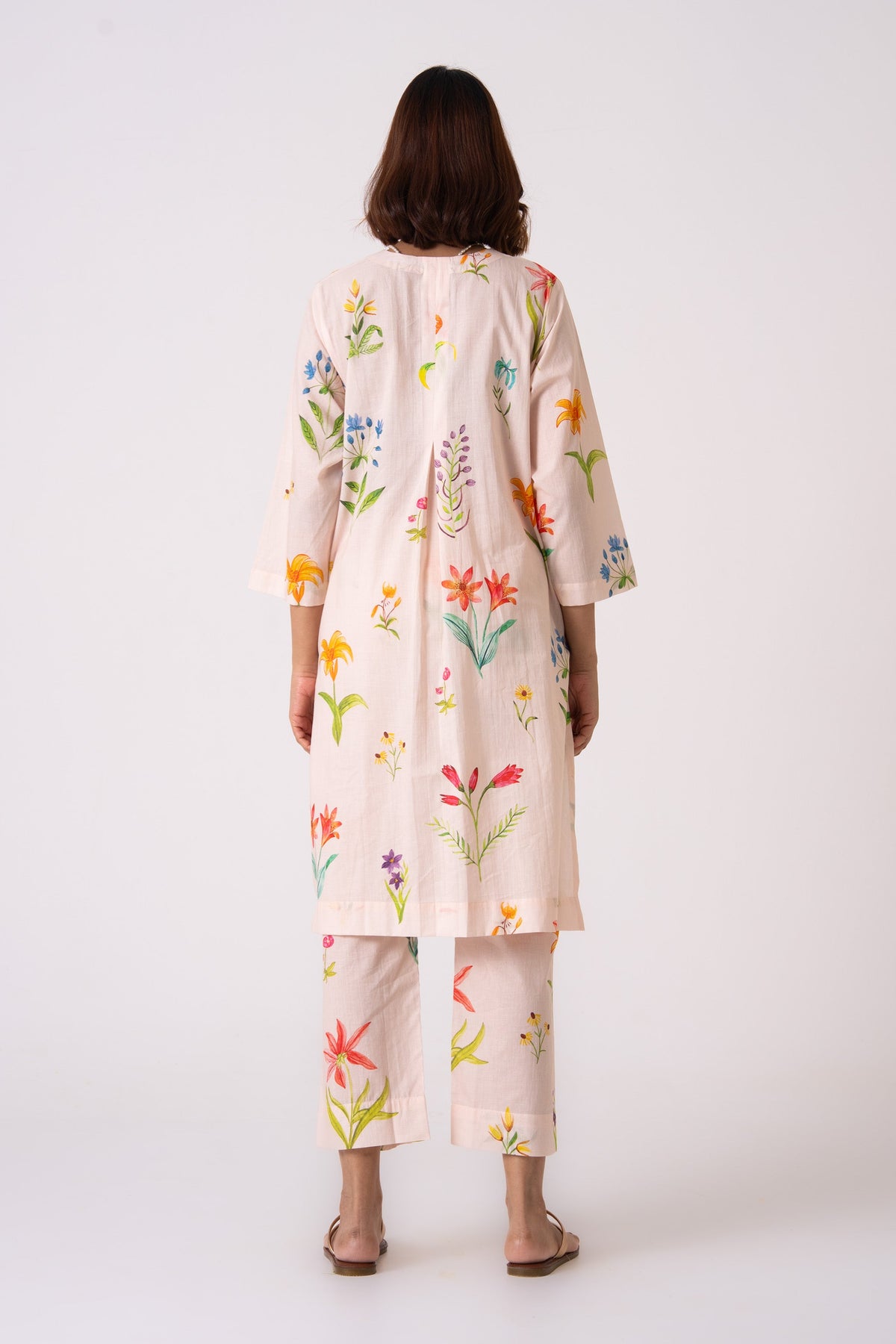 Luma Co-ord - Peach - CiceroniKurta Set, Everyday WearThe Kaatn Trail
