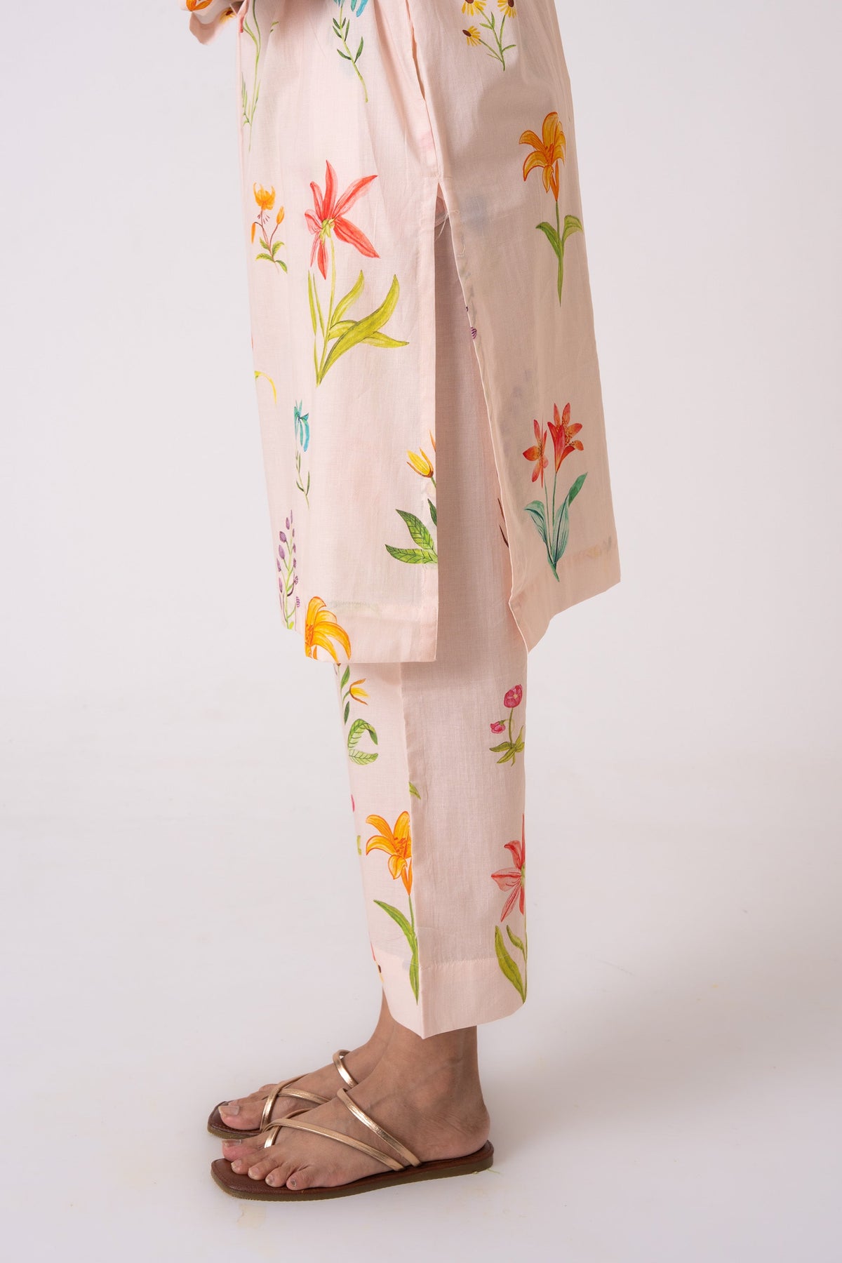Luma Co-ord - Peach - CiceroniKurta Set, Everyday WearThe Kaatn Trail