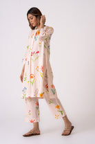 Luma Co-ord - Peach - CiceroniKurta Set, Everyday WearThe Kaatn Trail