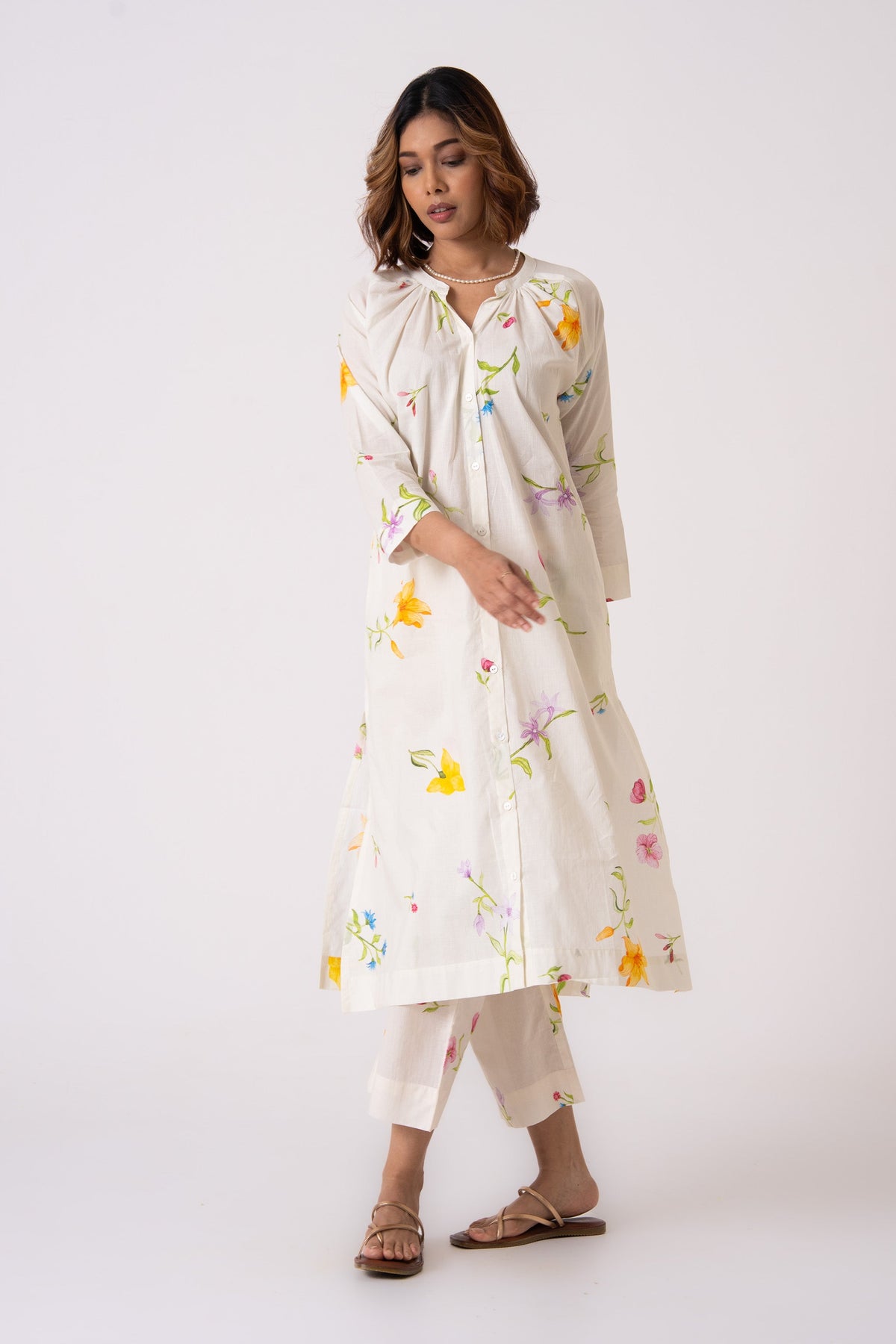 Lumi Co-ord Off-white - CiceroniKurta Set, Everyday WearThe Kaatn Trail