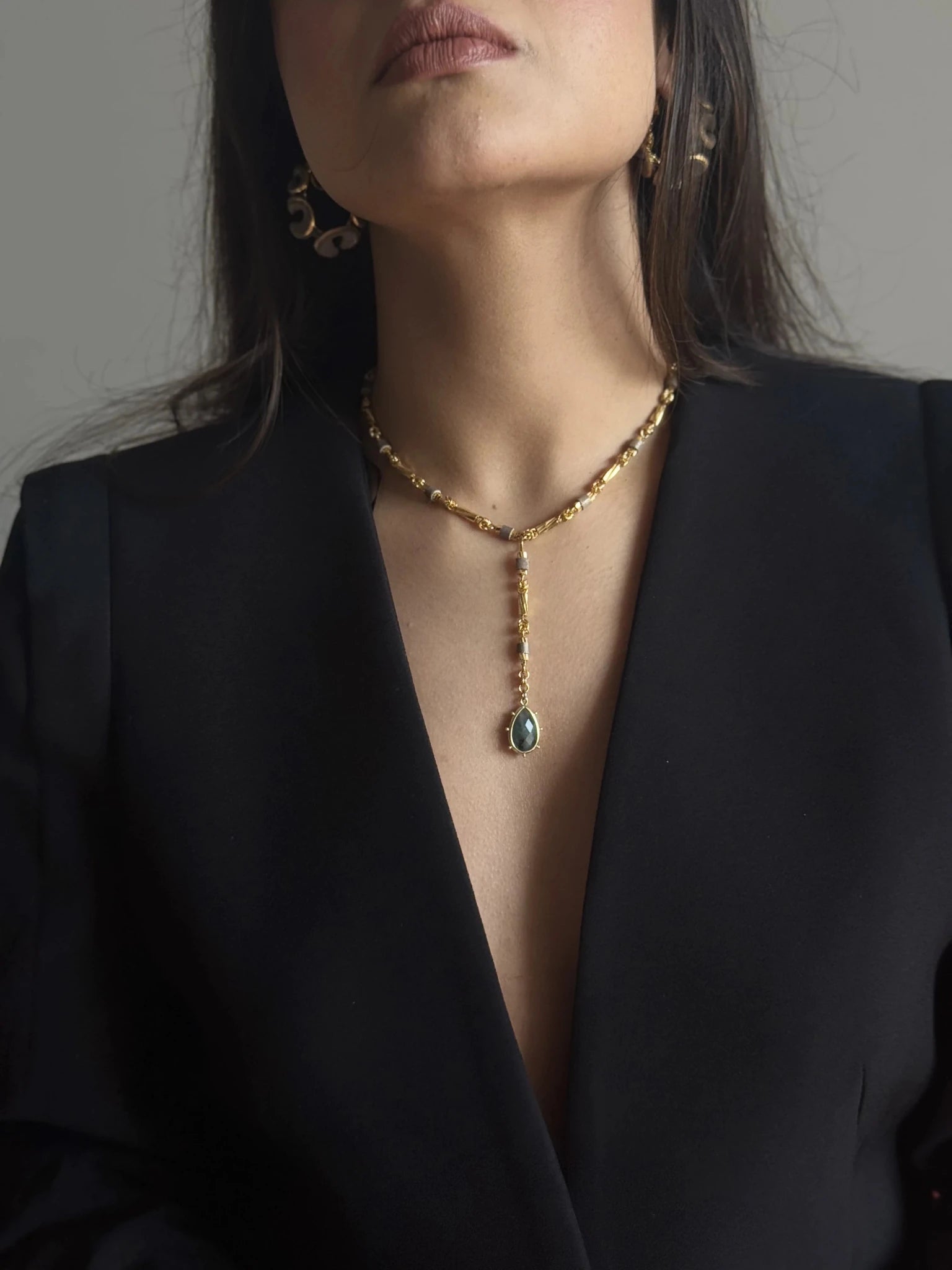 Luminara Drop Neckpiece - CiceroniNeckpieceNoupelle