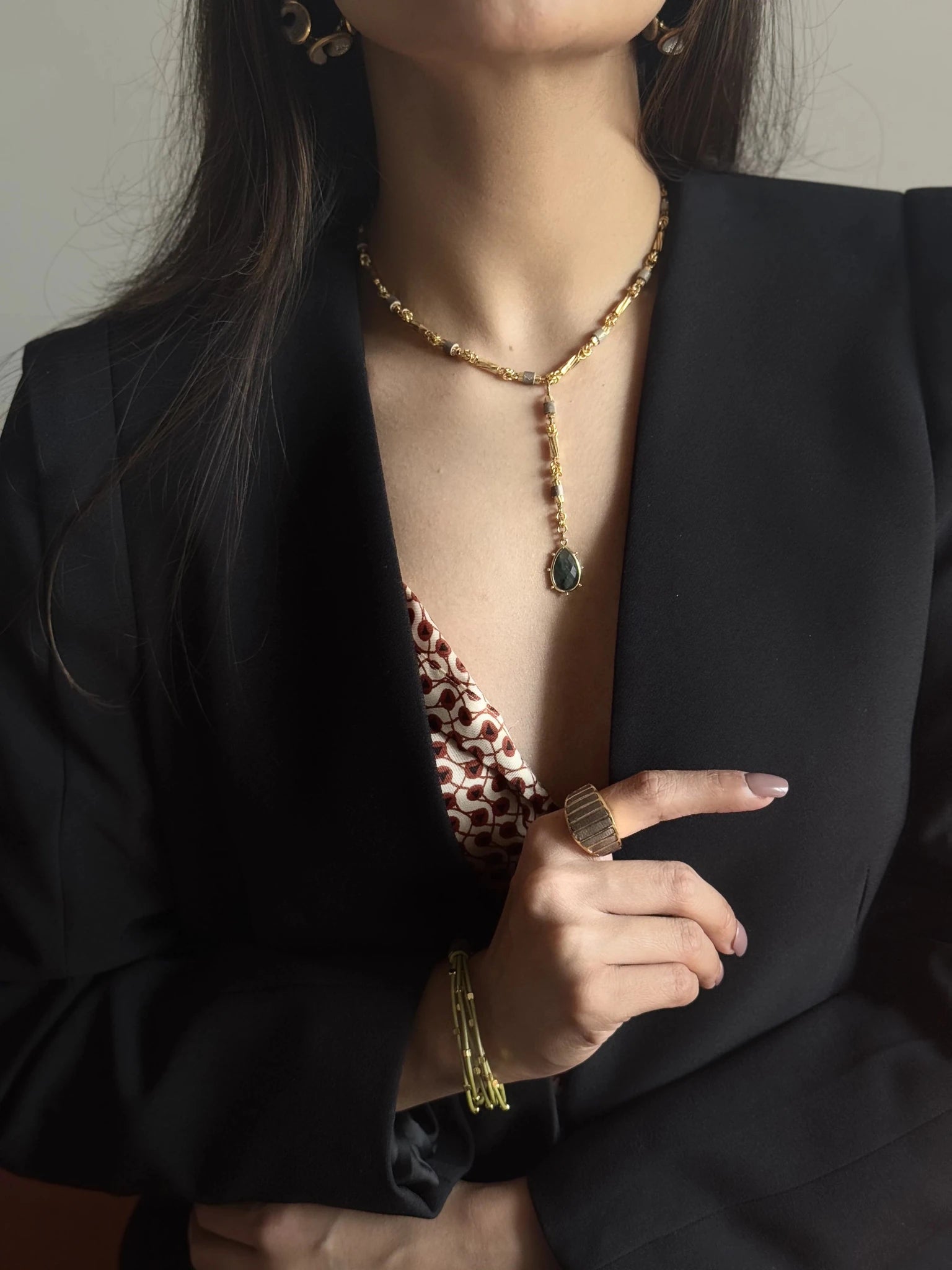 Luminara Drop Neckpiece - CiceroniNeckpieceNoupelle