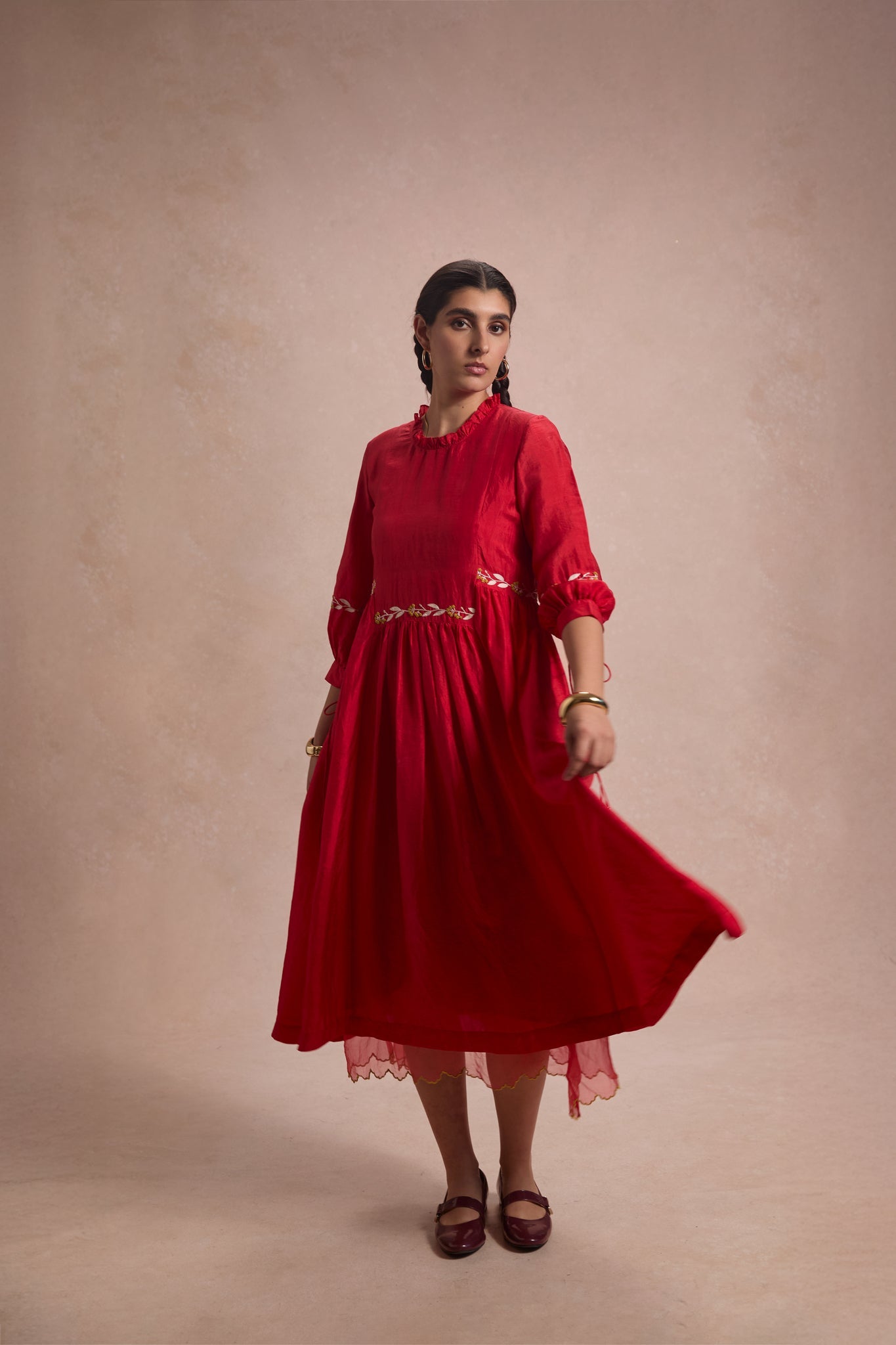 Luna Dress - Red - CiceroniDressesAmbrosia