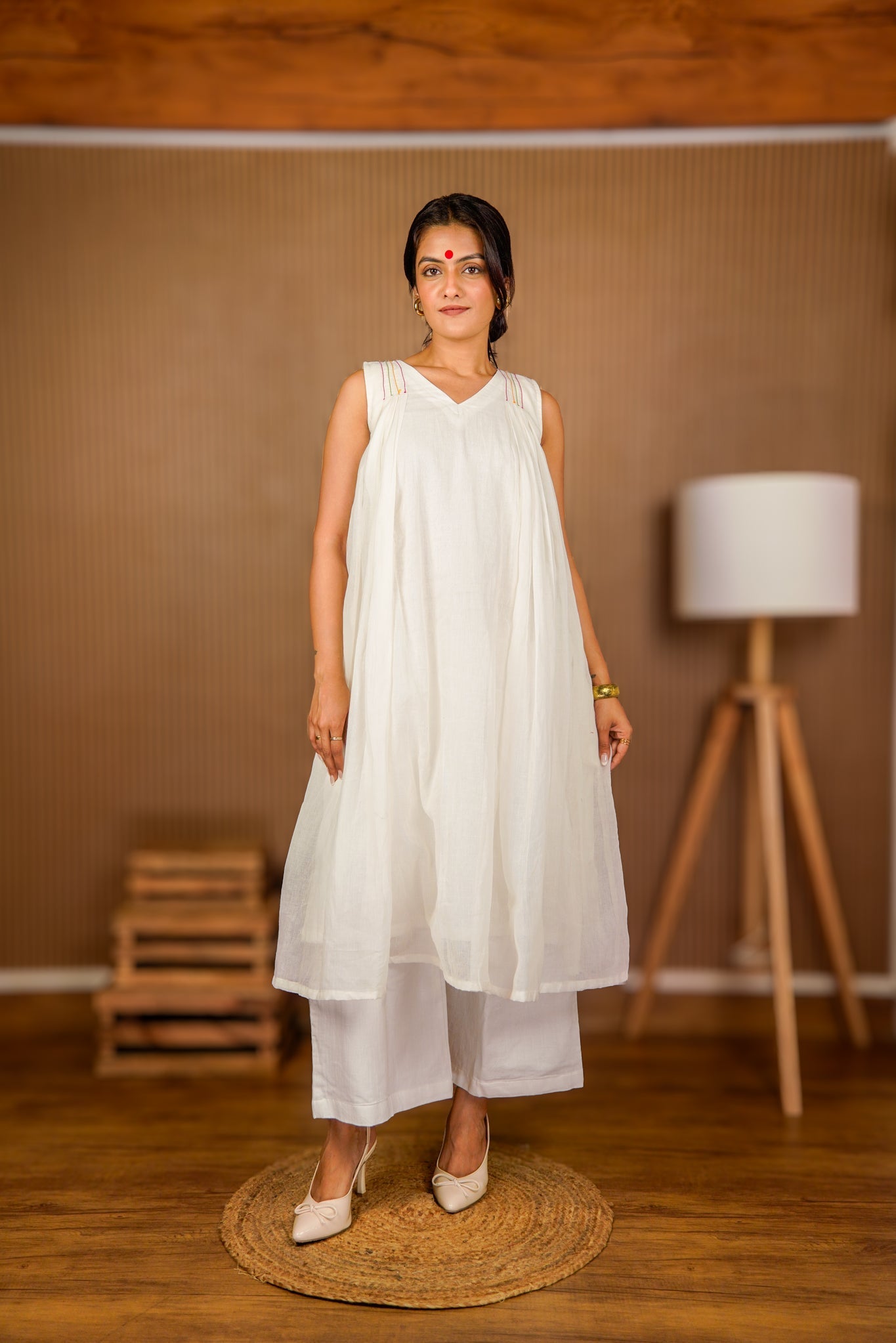 Luna Dress with Pants Set - CiceroniKurta SetPrathaa