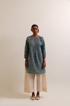 Luna Set - Blue - CiceroniKurta Set, Everyday WearKajal Agarwal