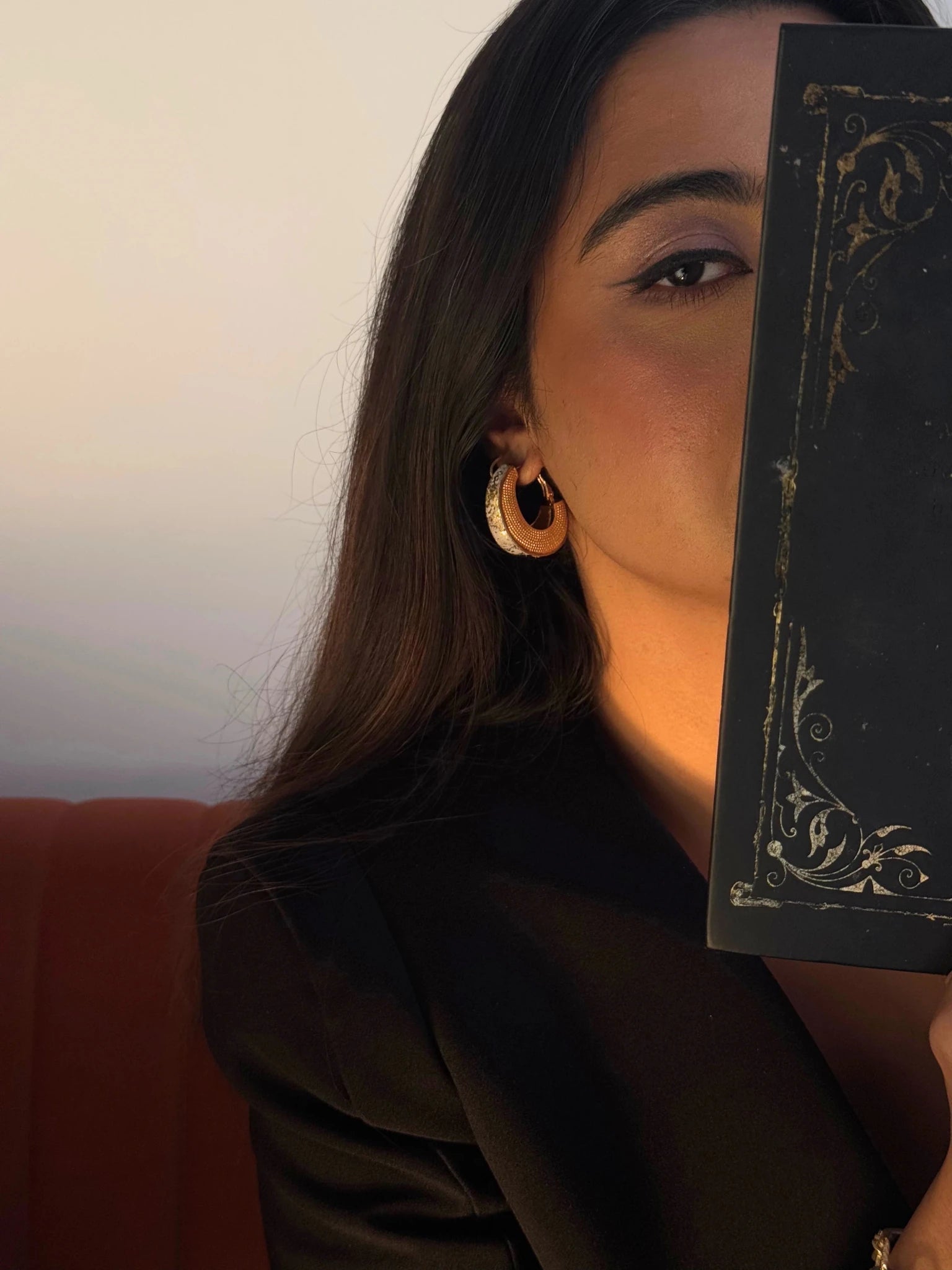 Luna Sol Hoops - CiceroniEarringsNoupelle