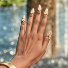 Lush Leaf Vanki Nail Ring - CiceroniNail RingKalon Art Jewellery