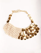 Macramé Neckpiece - CiceroniNeckpieceZaza by Somya