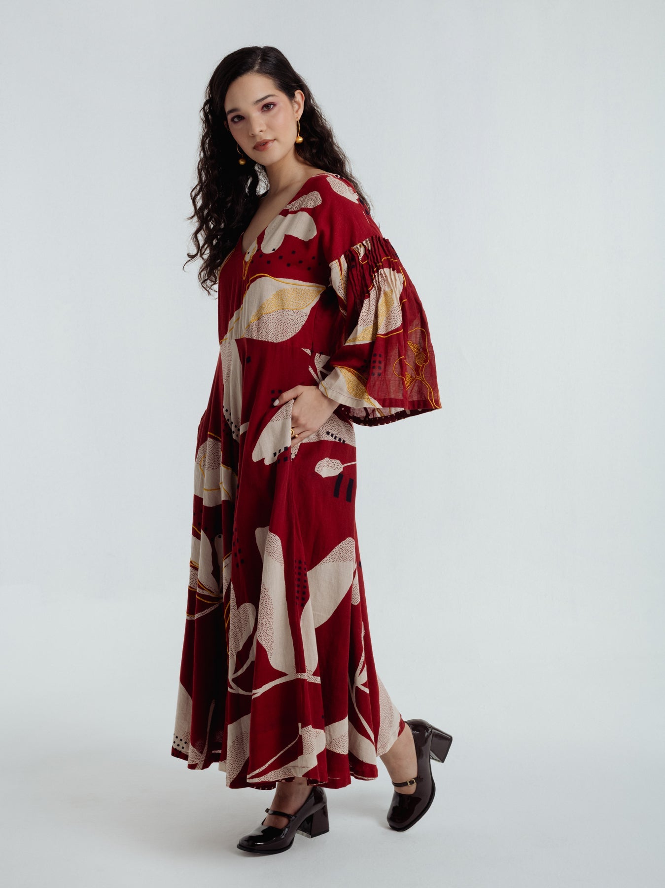 Madder Bell Dress - CiceroniDressesRias Jaipur