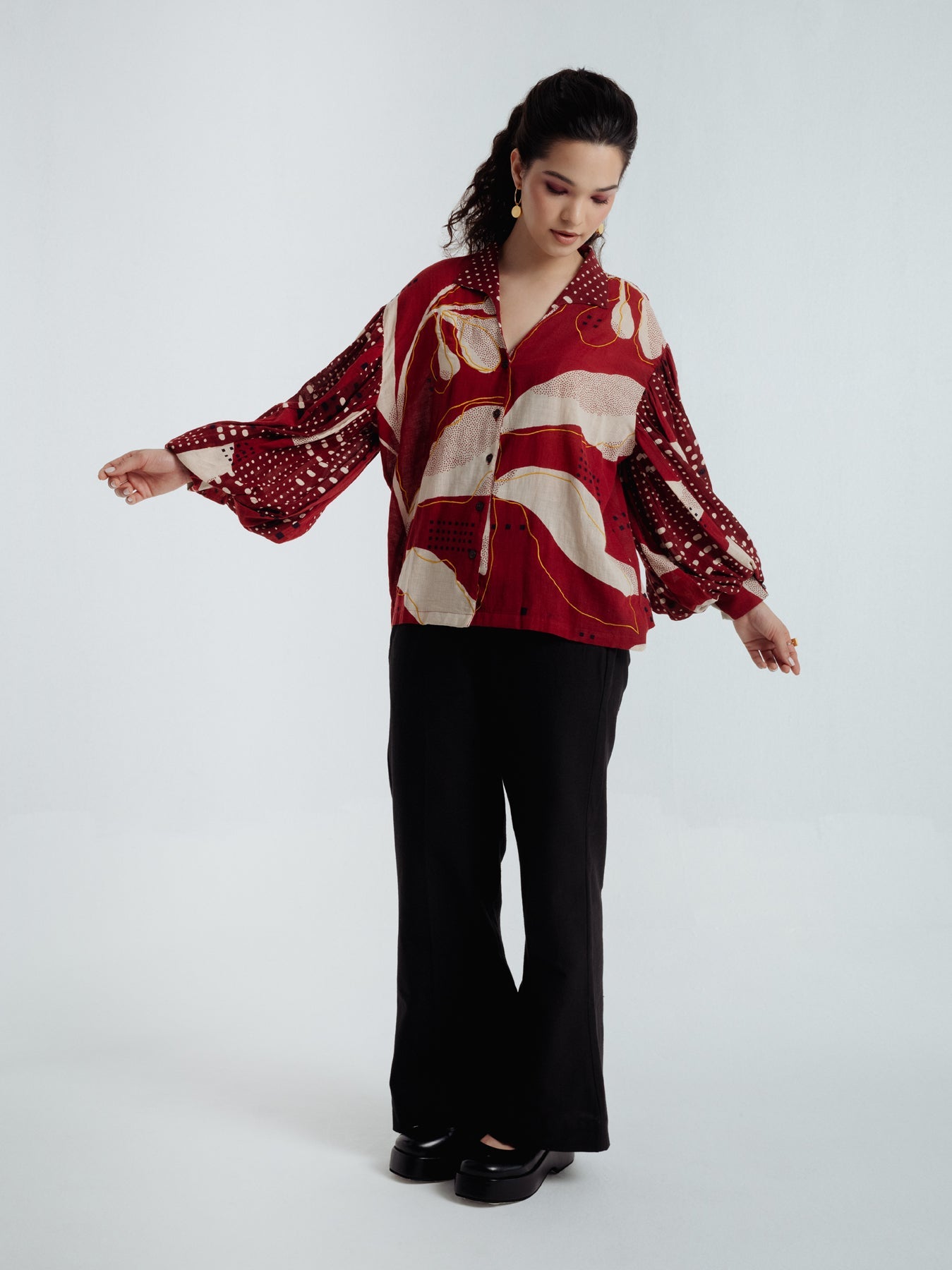 Madder Bell Shirt - CiceroniWomen ShirtsRias Jaipur