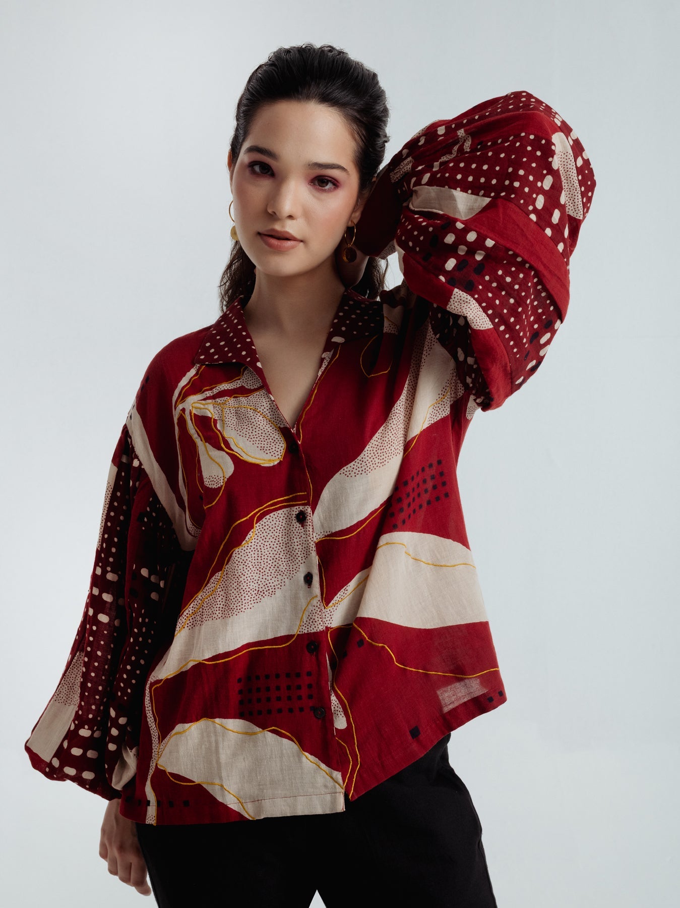 Madder Bell Shirt - CiceroniWomen ShirtsRias Jaipur