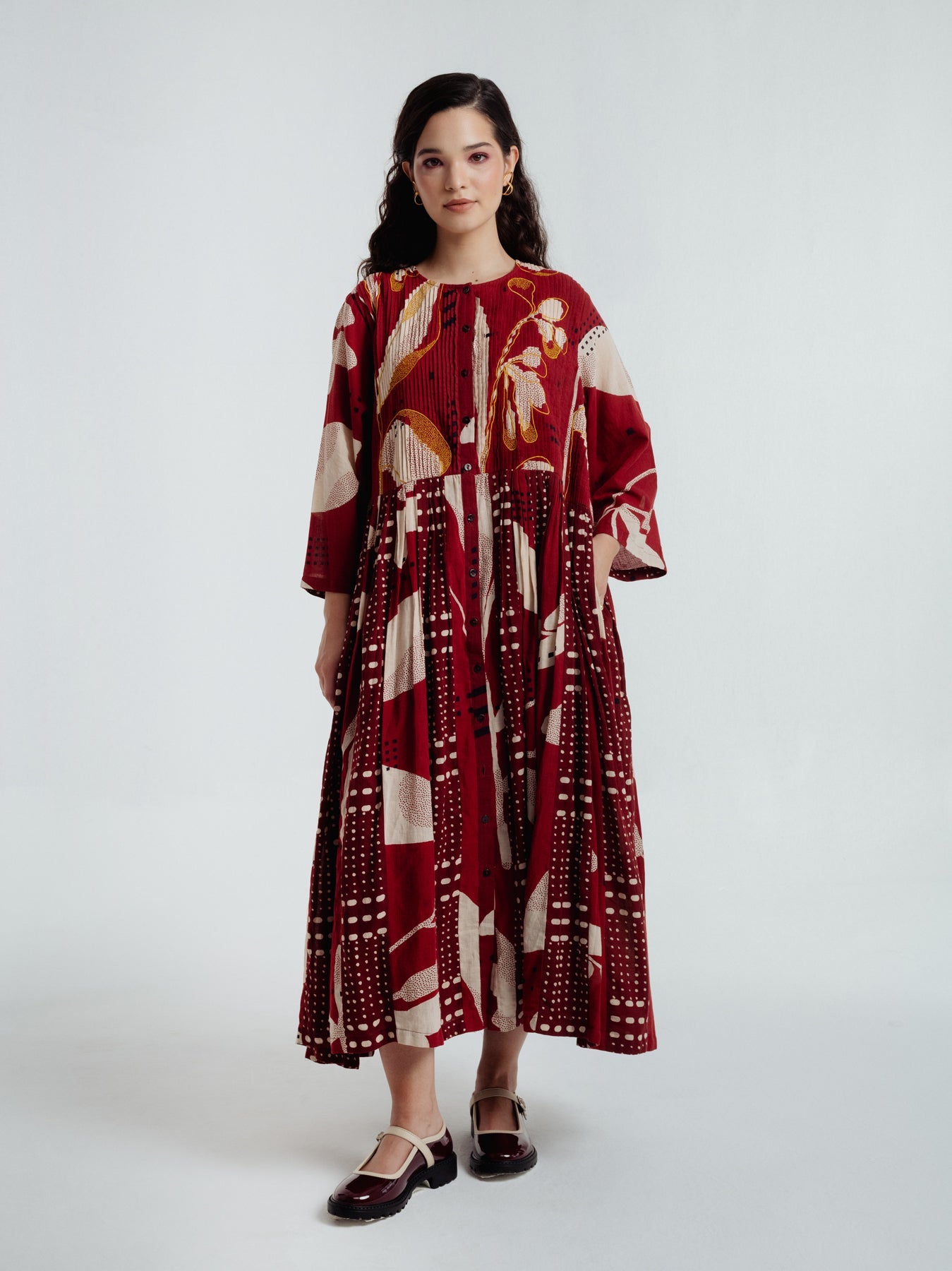 Madder Jacket Dress - CiceroniDressesRias Jaipur