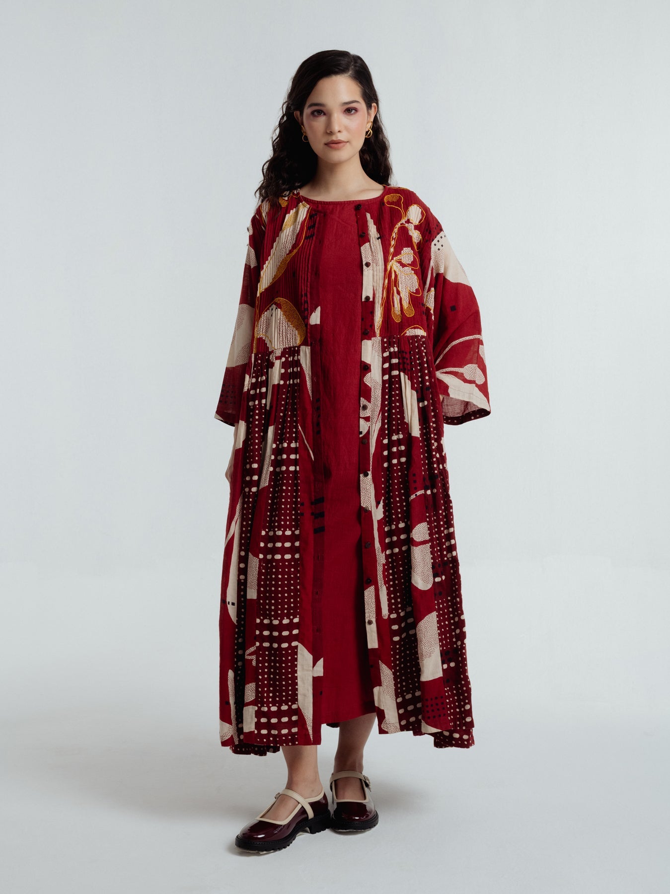 Madder Jacket Dress - CiceroniDressesRias Jaipur