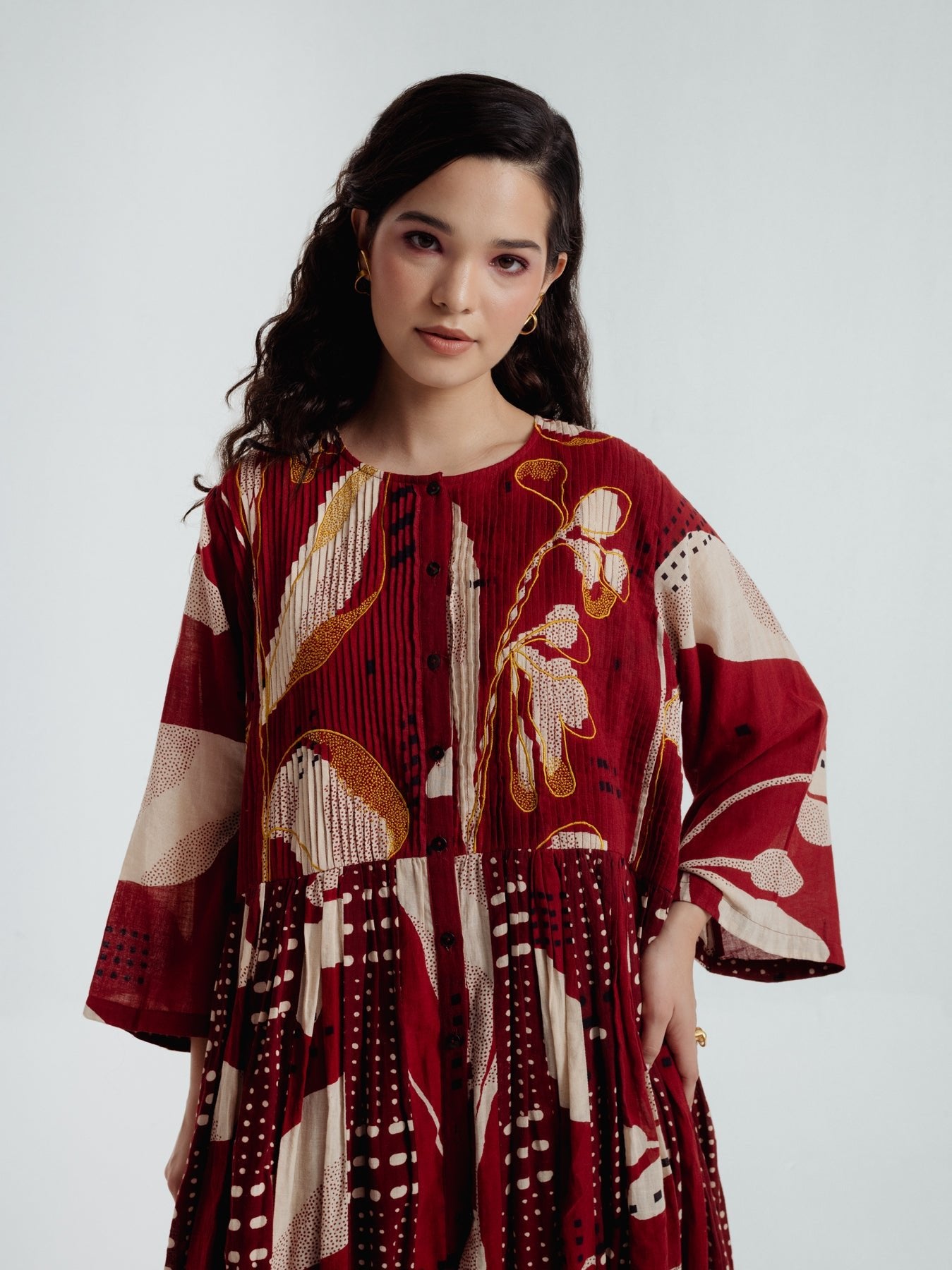 Madder Jacket Dress - CiceroniDressesRias Jaipur