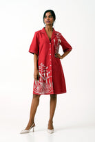 Madder Taiwo - Embroidered Shirt Dress - CiceroniDressesMadder Much