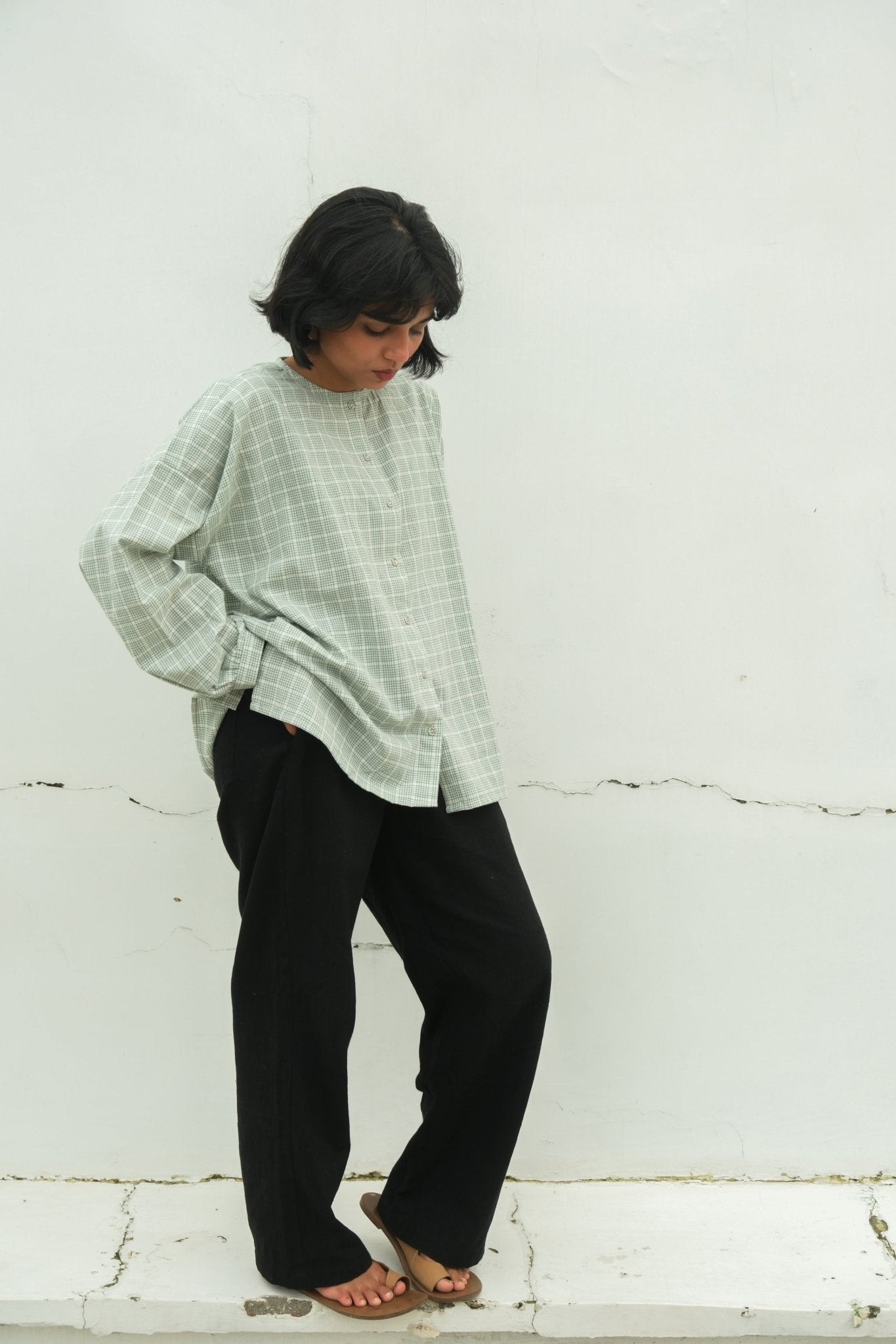 Madras Flair Oversized Shirt - CiceroniWomen Shirtswith N.