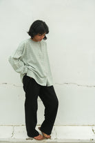 Madras Flair Oversized Shirt - CiceroniWomen Shirtswith N.