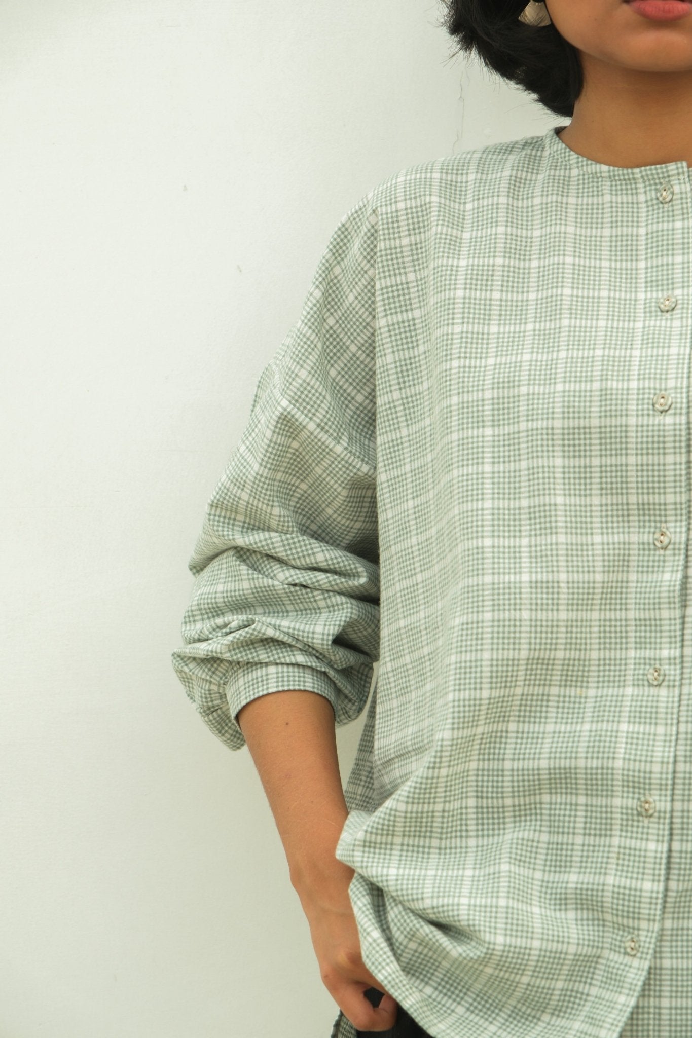 Madras Flair Oversized Shirt - CiceroniWomen Shirtswith N.