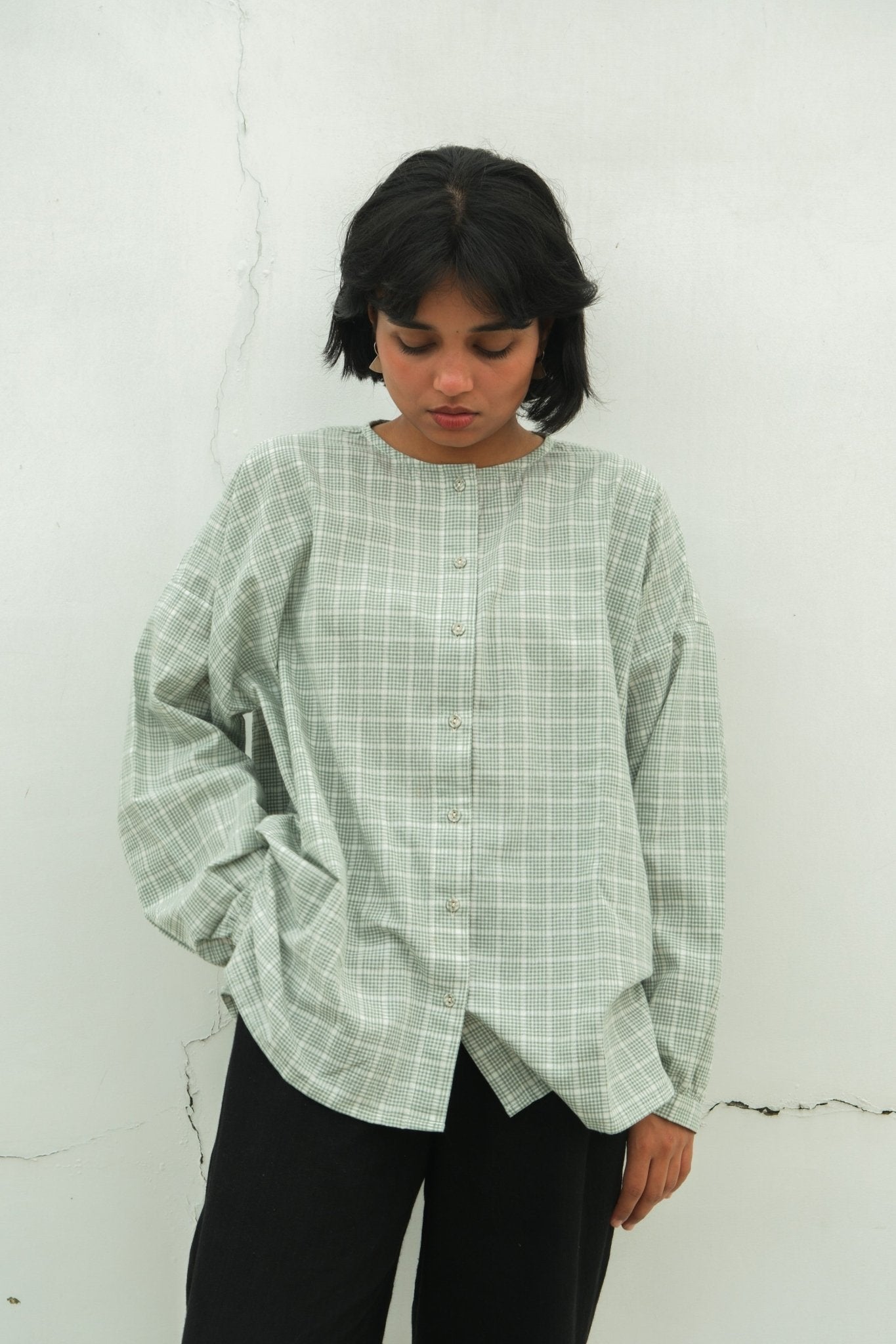 Madras Flair Oversized Shirt - CiceroniWomen Shirtswith N.