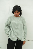 Madras Flair Oversized Shirt - CiceroniWomen Shirtswith N.