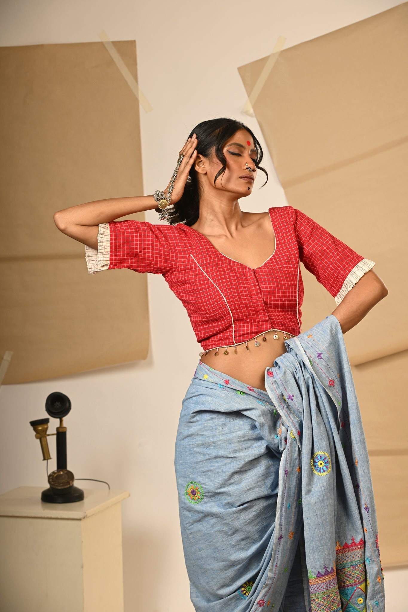 Malaika Blouse - CiceroniBlousePrathaa