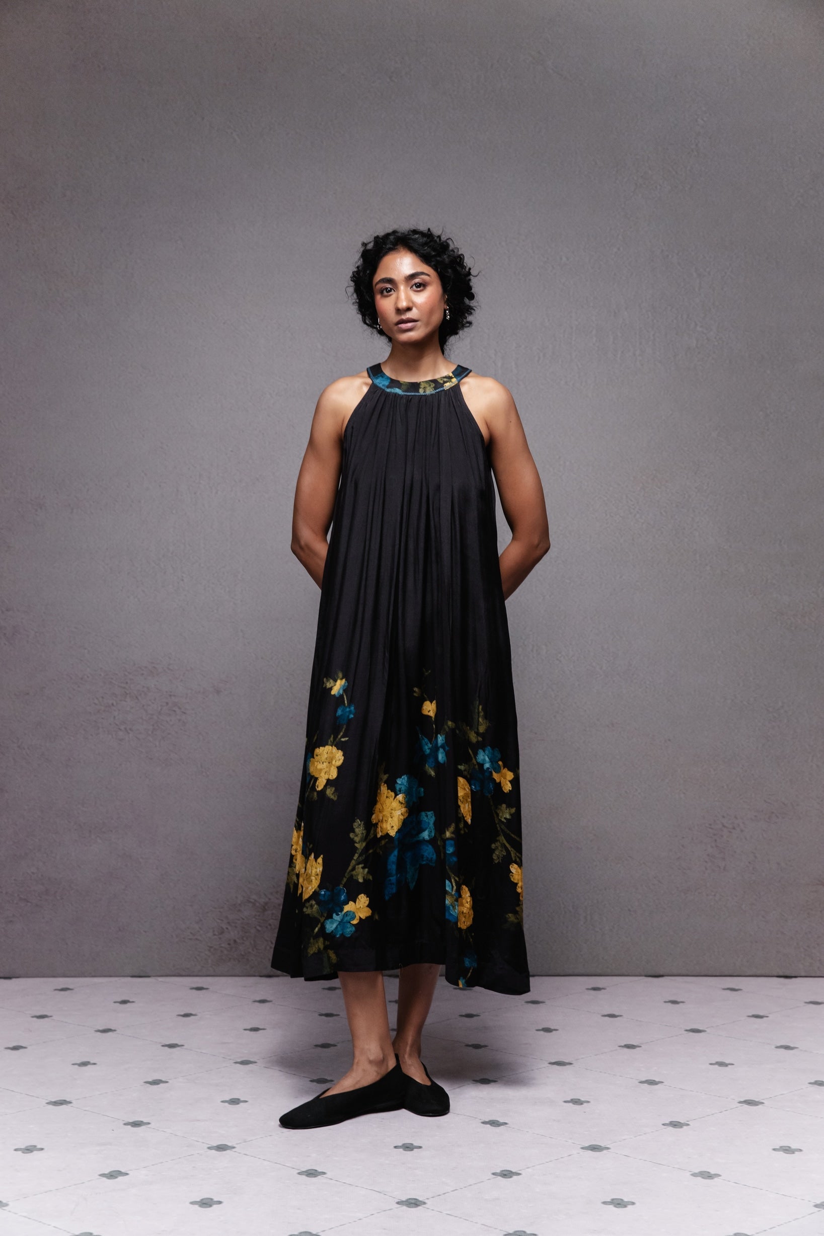 Malaiya Dress in Black - CiceroniDressesSubbah
