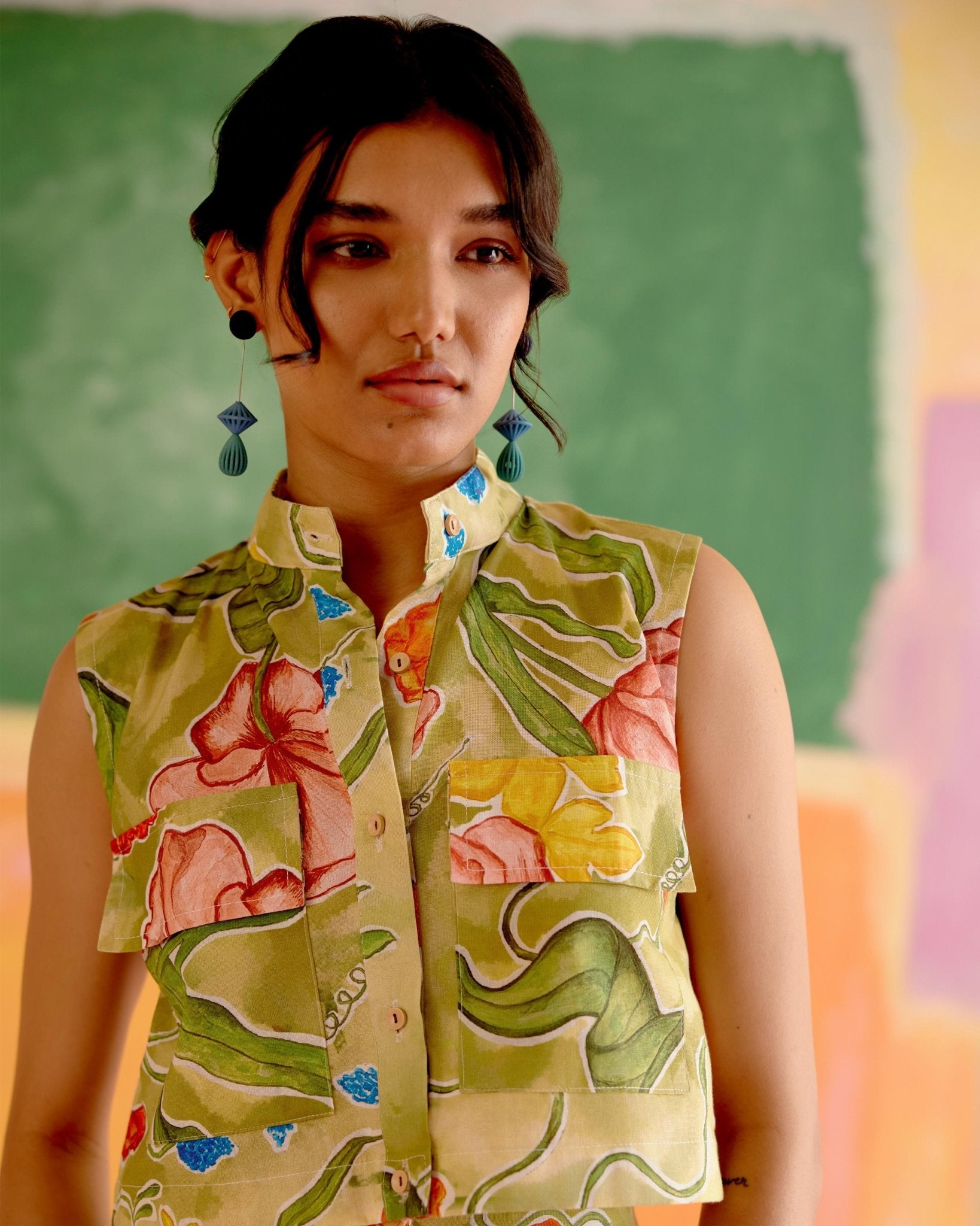 Malta Co - ord Pants Set in Le Jardin Print - CiceroniCo - ord SetHappi Space